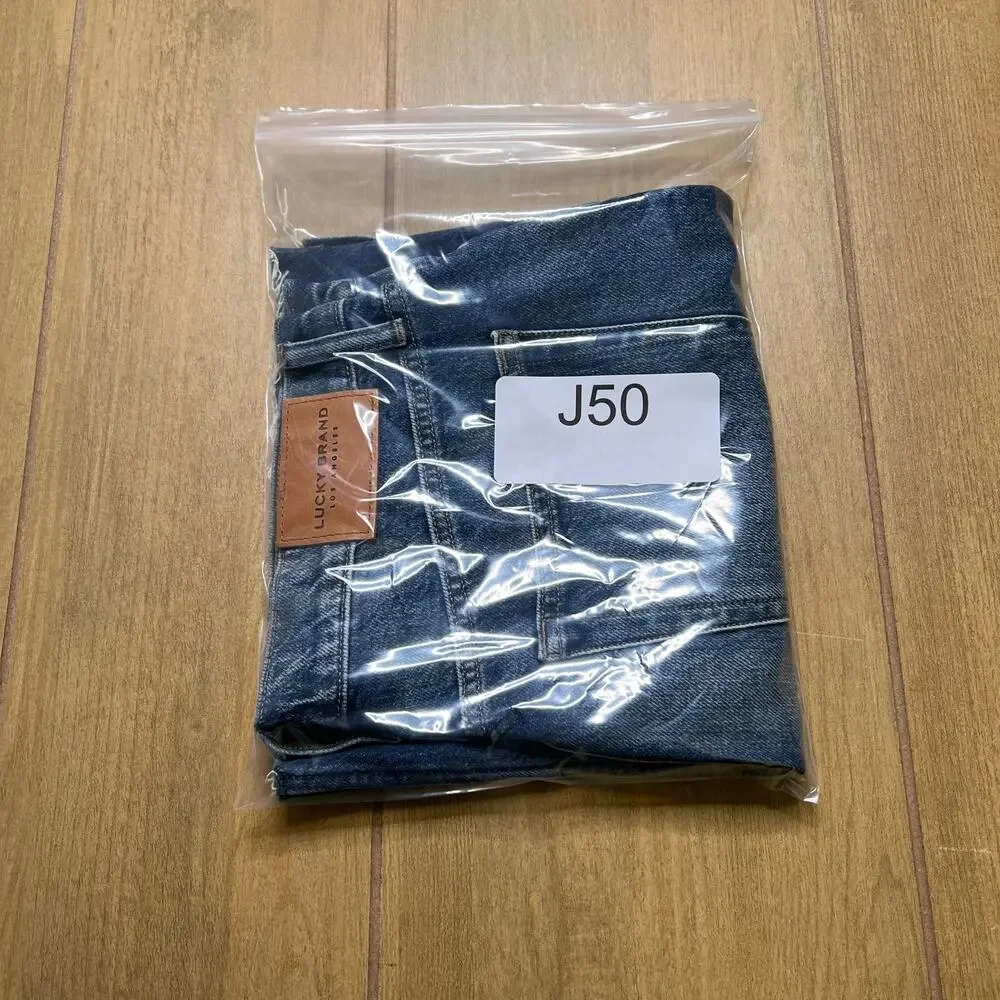 Lucky Brand Women's High Rise Cut Off Jean Skirt Blue Sz 10/30 casual - Picture 12 of 12